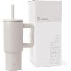 imageSimple Modern Barbie Kids 24 oz Tumbler with Handle and Silicone Straw Lid  Spill Proof Leak Resistant  Reusable Stainless Steel Bottle  Gift Kids Boys Girls  Trek Collection  Barbie CheckmateAlmond Birch