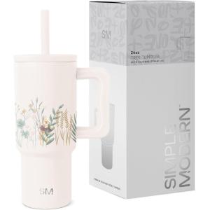 imageSimple Modern Barbie Kids 24 oz Tumbler with Handle and Silicone Straw Lid  Spill Proof Leak Resistant  Reusable Stainless Steel Bottle  Gift Kids Boys Girls  Trek Collection  Barbie CheckmateDisney Winnie The Pooh in the Wilderness