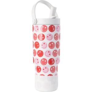 imageSimple Modern Barbie Kids 24 oz Tumbler with Handle and Silicone Straw Lid  Spill Proof Leak Resistant  Reusable Stainless Steel Bottle  Gift Kids Boys Girls  Trek Collection  Barbie CheckmateHappy Heart Eyes