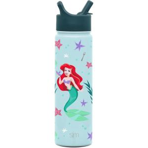 imageSimple Modern Disney Princess Water Bottle with Straw Lid Vacuum Insulated Stainless Steel Metal Thermos  Gifts for Women Reusable Leak Proof Flask  Summit Collection  32oz Seal of a PrincessDisney The Little Mermaid Ariels Treasures