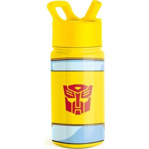 imageSimple Modern Kids Summit Water Bottle with Straw Lid  Teenage Mutant Ninja Turtles 18oz Stainless Steel Cu Insulated Tumbler for Boys School  TMNT Turtles UniteTransformer Bumble Bee
