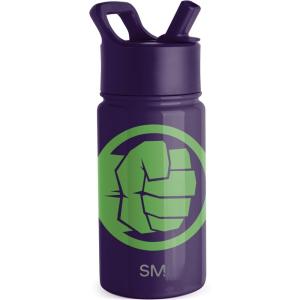imageSimple Modern Kids Summit Water Bottle with Straw Lid  Teenage Mutant Ninja Turtles 18oz Stainless Steel Cu Insulated Tumbler for Boys School  TMNT Turtles UniteMarvelHulk Smash