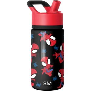 imageSimple Modern Kids Summit Water Bottle with Straw Lid  Teenage Mutant Ninja Turtles 18oz Stainless Steel Cu Insulated Tumbler for Boys School  TMNT Turtles UniteMarvel Go Spidey Go
