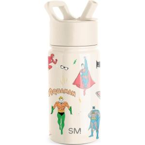 imageSimple Modern Kids Summit Water Bottle with Straw Lid  Teenage Mutant Ninja Turtles 18oz Stainless Steel Cu Insulated Tumbler for Boys School  TMNT Turtles UniteDC Comics Super Hero Boys