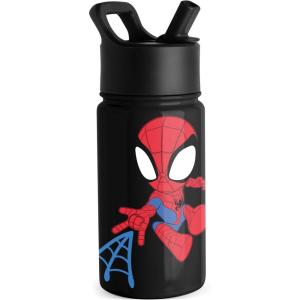imageSimple Modern Kids Summit Water Bottle with Straw Lid  Teenage Mutant Ninja Turtles 18oz Stainless Steel Cu Insulated Tumbler for Boys School  TMNT Turtles UniteMarvelSpidey Kid