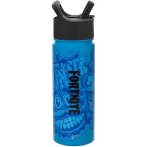 imageSimple Modern Kids Summit Water Bottle with Straw Lid  Teenage Mutant Ninja Turtles 18oz Stainless Steel Cu Insulated Tumbler for Boys School  TMNT Turtles UniteFortnite 1