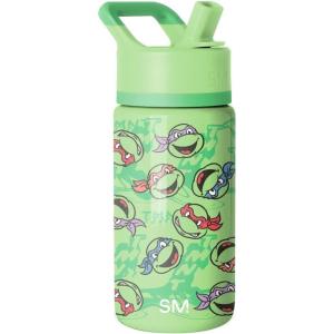 imageSimple Modern Kids Summit Water Bottle with Straw Lid  Teenage Mutant Ninja Turtles 18oz Stainless Steel Cu Insulated Tumbler for Boys School  TMNT Turtles UniteTMNT Mutant Ooze
