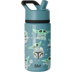 imageSimple Modern Kids Summit Water Bottle with Straw Lid  Teenage Mutant Ninja Turtles 18oz Stainless Steel Cu Insulated Tumbler for Boys School  TMNT Turtles UniteStar Wars Grogu Doodle