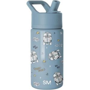 imageSimple Modern Kids Summit Water Bottle with Straw Lid  Teenage Mutant Ninja Turtles 18oz Stainless Steel Cu Insulated Tumbler for Boys School  TMNT Turtles UniteStar Wars R2D2 Rebel Droid