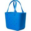 imageSimple Modern Large Beach Bag  Disney Waterproof Getaway Rubber Tote with Zipper Pocket for Travel Pool Boat Groceries Sports  Mickey Mouse on Sea Glass SageSupersonic Blue