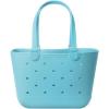 imageSimple Modern Large Beach Bag  Disney Waterproof Getaway Rubber Tote with Zipper Pocket for Travel Pool Boat Groceries Sports  Mickey Mouse on Sea Glass SageNantucket Tides