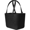 imageSimple Modern Large Beach Bag  Disney Waterproof Getaway Rubber Tote with Zipper Pocket for Travel Pool Boat Groceries Sports  Mickey Mouse on Sea Glass SageMidnight Black
