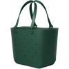 imageSimple Modern Large Beach Bag  Disney Waterproof Getaway Rubber Tote with Zipper Pocket for Travel Pool Boat Groceries Sports  Mickey Mouse on Sea Glass SageForest