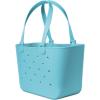 imageSimple Modern Large Beach Bag  Disney Waterproof Getaway Rubber Tote with Zipper Pocket for Travel Pool Boat Groceries Sports  Mickey Mouse on Sea Glass SageNantucket Tides