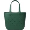 imageSimple Modern Large Beach Bag  Disney Waterproof Getaway Rubber Tote with Zipper Pocket for Travel Pool Boat Groceries Sports  Mickey Mouse on Sea Glass SageForest