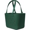 imageSimple Modern Large Beach Bag  Disney Waterproof Getaway Rubber Tote with Zipper Pocket for Travel Pool Boat Groceries Sports  Mickey Mouse on Sea Glass SageForest