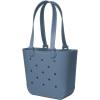 imageSimple Modern Large Beach Bag  Disney Waterproof Getaway Rubber Tote with Zipper Pocket for Travel Pool Boat Groceries Sports  Mickey Mouse on Sea Glass SageBlue Dune