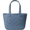 imageSimple Modern Large Beach Bag  Disney Waterproof Getaway Rubber Tote with Zipper Pocket for Travel Pool Boat Groceries Sports  Mickey Mouse on Sea Glass SageBlue Dune