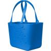 imageSimple Modern Large Beach Bag  Disney Waterproof Getaway Rubber Tote with Zipper Pocket for Travel Pool Boat Groceries Sports  Mickey Mouse on Sea Glass SageSupersonic Blue