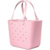 imageSimple Modern Large Beach Bag  Disney Waterproof Getaway Rubber Tote with Zipper Pocket for Travel Pool Boat Groceries Sports  Mickey Mouse on Sea Glass SageBlush