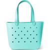 imageSimple Modern Large Beach Bag  Disney Waterproof Getaway Rubber Tote with Zipper Pocket for Travel Pool Boat Groceries Sports  Mickey Mouse on Sea Glass SageOcean Water