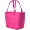 imageSimple Modern Large Beach Bag  Disney Waterproof Getaway Rubber Tote with Zipper Pocket for Travel Pool Boat Groceries Sports  Mickey Mouse on Sea Glass SageMalibu