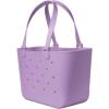 imageSimple Modern Large Beach Bag  Disney Waterproof Getaway Rubber Tote with Zipper Pocket for Travel Pool Boat Groceries Sports  Mickey Mouse on Sea Glass SagePurple Breeze