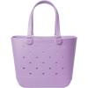 imageSimple Modern Large Beach Bag  Disney Waterproof Getaway Rubber Tote with Zipper Pocket for Travel Pool Boat Groceries Sports  Mickey Mouse on Sea Glass SagePurple Breeze