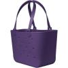 imageSimple Modern Large Beach Bag  Disney Waterproof Getaway Rubber Tote with Zipper Pocket for Travel Pool Boat Groceries Sports  Mickey Mouse on Sea Glass SageEnglish Violet