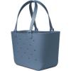 imageSimple Modern Large Beach Bag  Disney Waterproof Getaway Rubber Tote with Zipper Pocket for Travel Pool Boat Groceries Sports  Mickey Mouse on Sea Glass SageBlue Dune