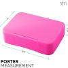 imageSimple Modern Marvel Bento Lunch Box for Kids  BPA Free Leakproof Dishwasher Safe  Lunch Container for Girls and Boys Toddlers  Porter Collection  5 Compartments  Go Spidey GoRaspberry Vibes