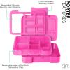 imageSimple Modern Marvel Bento Lunch Box for Kids  BPA Free Leakproof Dishwasher Safe  Lunch Container for Girls and Boys Toddlers  Porter Collection  5 Compartments  Go Spidey GoRaspberry Vibes