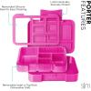 imageSimple Modern Marvel Bento Lunch Box for Kids  BPA Free Leakproof Dishwasher Safe  Lunch Container for Girls and Boys Toddlers  Porter Collection  5 Compartments  Go Spidey GoPattern Happy Days