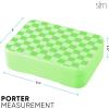 imageSimple Modern Marvel Bento Lunch Box for Kids  BPA Free Leakproof Dishwasher Safe  Lunch Container for Girls and Boys Toddlers  Porter Collection  5 Compartments  Go Spidey GoPattern Lime Checkmate