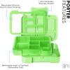 imageSimple Modern Marvel Bento Lunch Box for Kids  BPA Free Leakproof Dishwasher Safe  Lunch Container for Girls and Boys Toddlers  Porter Collection  5 Compartments  Go Spidey GoPattern Lime Checkmate