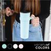 imageSimple Modern Tumbler Coffee Lid Replacement  Reusable Insulated Lid ONLY Fits Simple Modern SM Voyager  Flip Lid  Voyager Collection  Blush Midnight Black