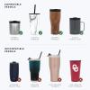imageSimple Modern Tumbler Coffee Lid Replacement  Reusable Insulated Lid ONLY Fits Simple Modern SM Voyager  Flip Lid  Voyager Collection  Blush Midnight Black
