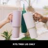 imageSimple Modern Tumbler Flip Lid  Reusable Replacement ONLY Fits Simple Modern  Stainless Steel Trek Travel Coffee Mug Water Bottle  Trek Collection  Midnight BlackClear