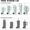 imageSimple Modern Tumbler Flip Lid  Reusable Replacement ONLY Fits Simple Modern  Stainless Steel Trek Travel Coffee Mug Water Bottle  Trek Collection  Midnight BlackLavender Mist
