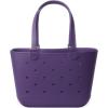 imageSimple Modern Large Beach Bag  Disney Waterproof Getaway Rubber Tote with Zipper Pocket for Travel Pool Boat Groceries Sports  Mickey Mouse on Sea Glass SageEnglish Violet