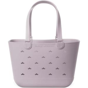 imageSimple Modern Large Beach Bag  Disney Waterproof Getaway Rubber Tote with Zipper Pocket for Travel Pool Boat Groceries Sports  Mickey Mouse on Sea Glass SageDisney Lavender Princess