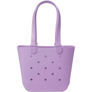 imageSimple Modern Large Beach Bag  Disney Waterproof Getaway Rubber Tote with Zipper Pocket for Travel Pool Boat Groceries Sports  Mickey Mouse on Sea Glass SagePurple Breeze