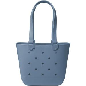 imageSimple Modern Large Beach Bag  Disney Waterproof Getaway Rubber Tote with Zipper Pocket for Travel Pool Boat Groceries Sports  Mickey Mouse on Sea Glass SageBlue Dune