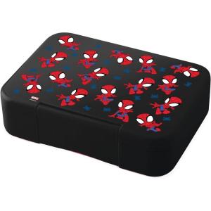 imageSimple Modern Marvel Bento Lunch Box for Kids  BPA Free Leakproof Dishwasher Safe  Lunch Container for Girls and Boys Toddlers  Porter Collection  5 Compartments  Go Spidey GoMarvel Go Spidey Go