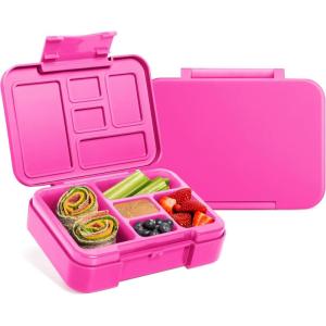 imageSimple Modern Marvel Bento Lunch Box for Kids  BPA Free Leakproof Dishwasher Safe  Lunch Container for Girls and Boys Toddlers  Porter Collection  5 Compartments  Go Spidey GoRaspberry Vibes