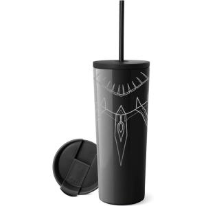 imageSimple Modern Marvel Thanos Insulated Tumbler Cup with Flip Lid and Straw Lid  Gifts for Women Men Reusable Stainless Steel Water Bottle Travel Mug  Classic Collection  24oz Thanos InfinityMarvel Black Panther Claw