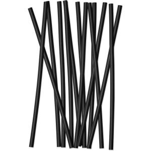 imageSimple Modern Stainless Steel Reusable Straws  Toxin Free and Waste Reducing Straw for Tumblers and Travel Mugs  Classic Collection  4 Count Pack of 1  Stainless SteelMidnight Black