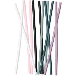 imageSimple Modern Stainless Steel Reusable Straws  Toxin Free and Waste Reducing Straw for Tumblers and Travel Mugs  Classic Collection  4 Count Pack of 1  Stainless SteelAssortment 1