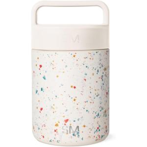 imageSimple Modern Food Jar for Hot Food  Reusable Stainless Steel Vacuum Insulated Leak Proof Lunch Storage for Smoothie Bowl Soup Oatmeal  Provision Collection  12oz  MoonlightPattern Cream Terrazzo