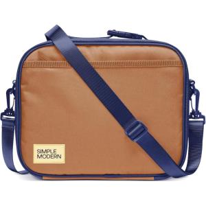 imageSimple Modern Hadley with Shoulder Strap  Lunch Box for Kids Teens and Adults  Insulated Bag for Girls Boys Women Men  Meal Containers with Exterior and Interior Pockets  Midnight BlackMulticolor Rocky Top